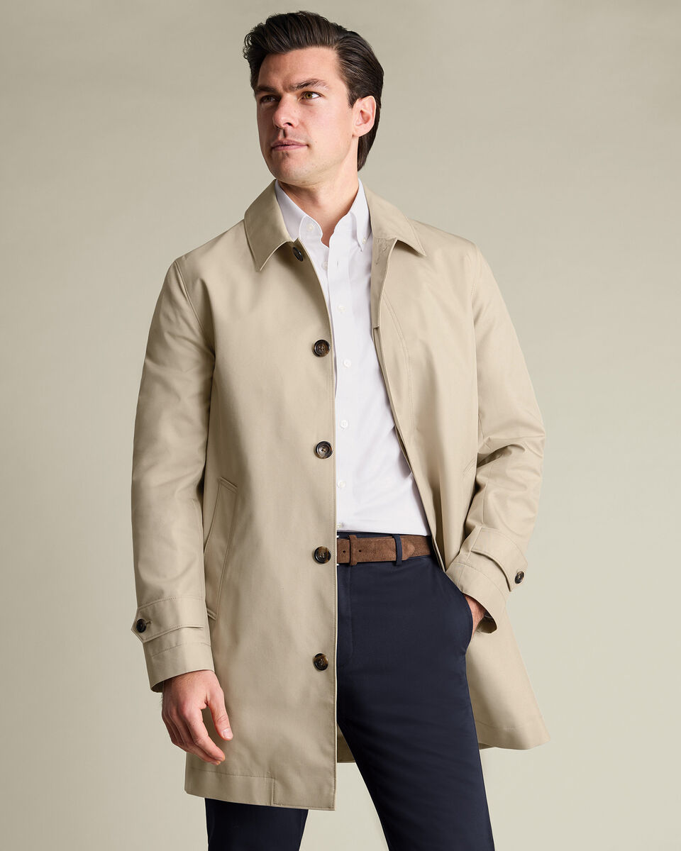 Showerproof Raincoat - Stone Main image