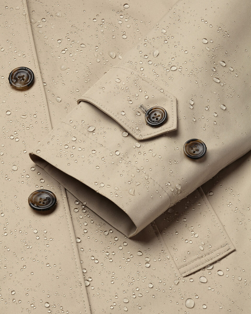 Showerproof Raincoat - Stone