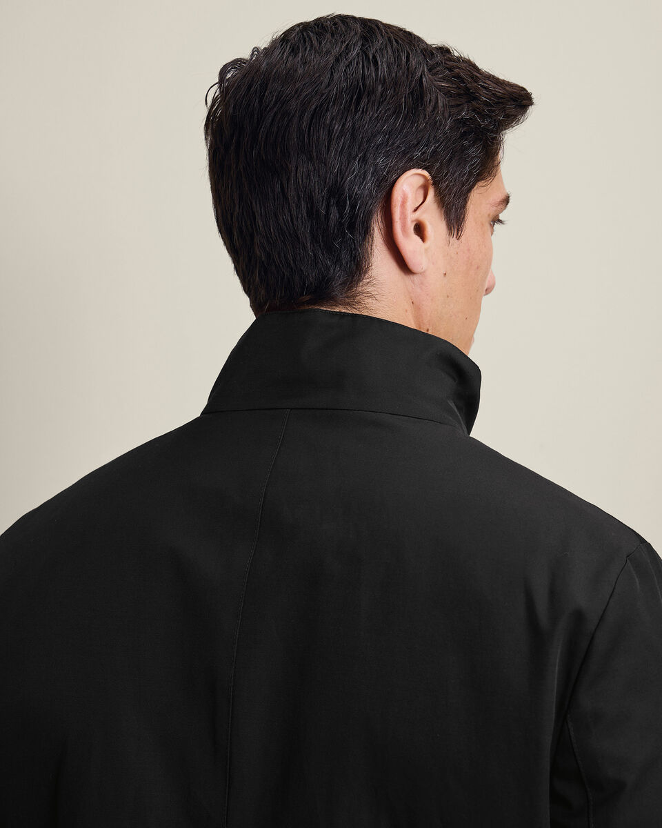 3 in 1 Raincoat with Detachable Vest - Black