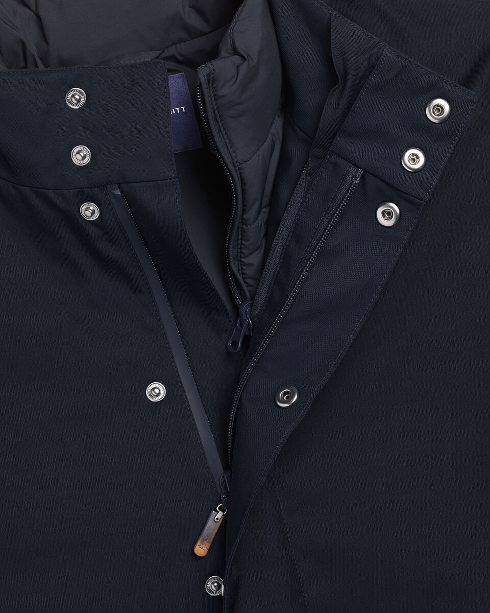 3 in 1 Raincoat with Detachable Vest - Navy