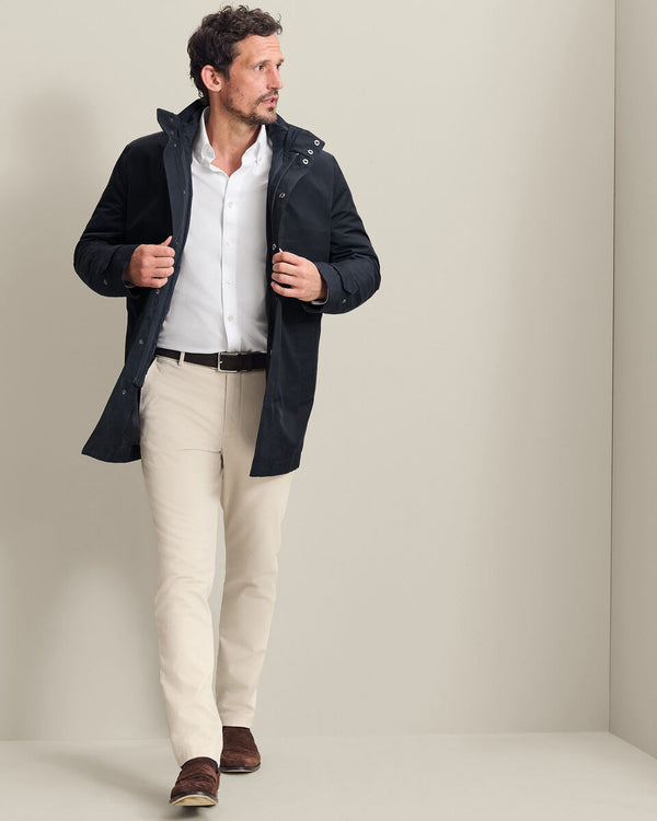 3 in 1 Raincoat with Detachable Vest - Navy