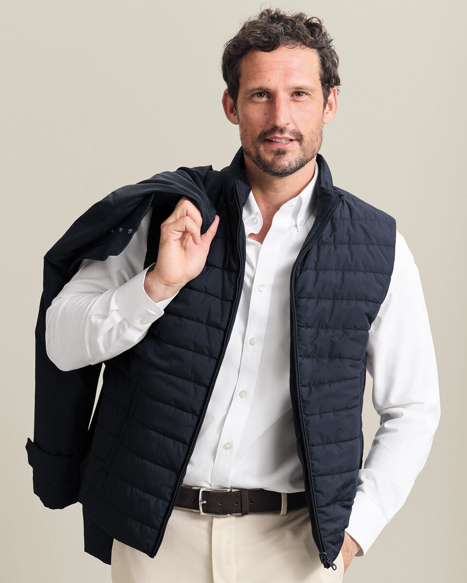 3 in 1 Raincoat with Detachable Vest - Navy