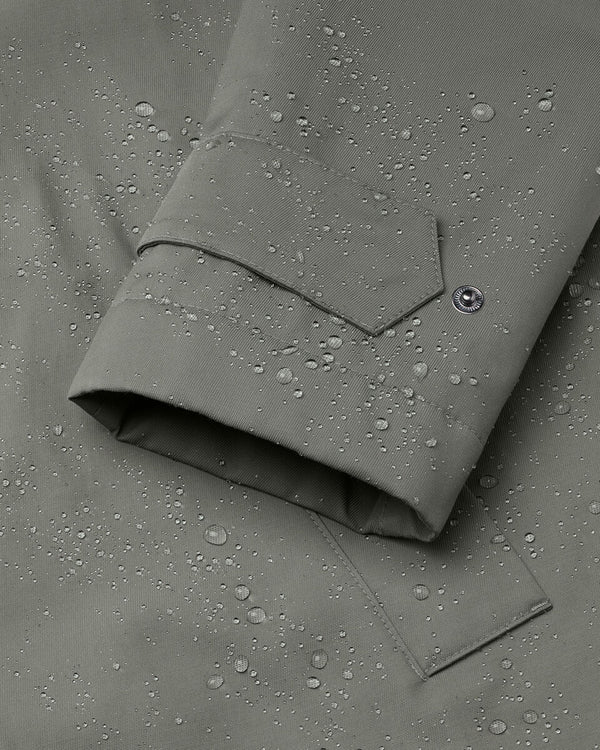 3 in 1 Raincoat With Detachable Vest - Sage Green