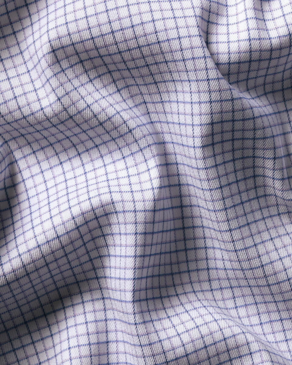 Non-Iron Performance Check Shirt - Lilac