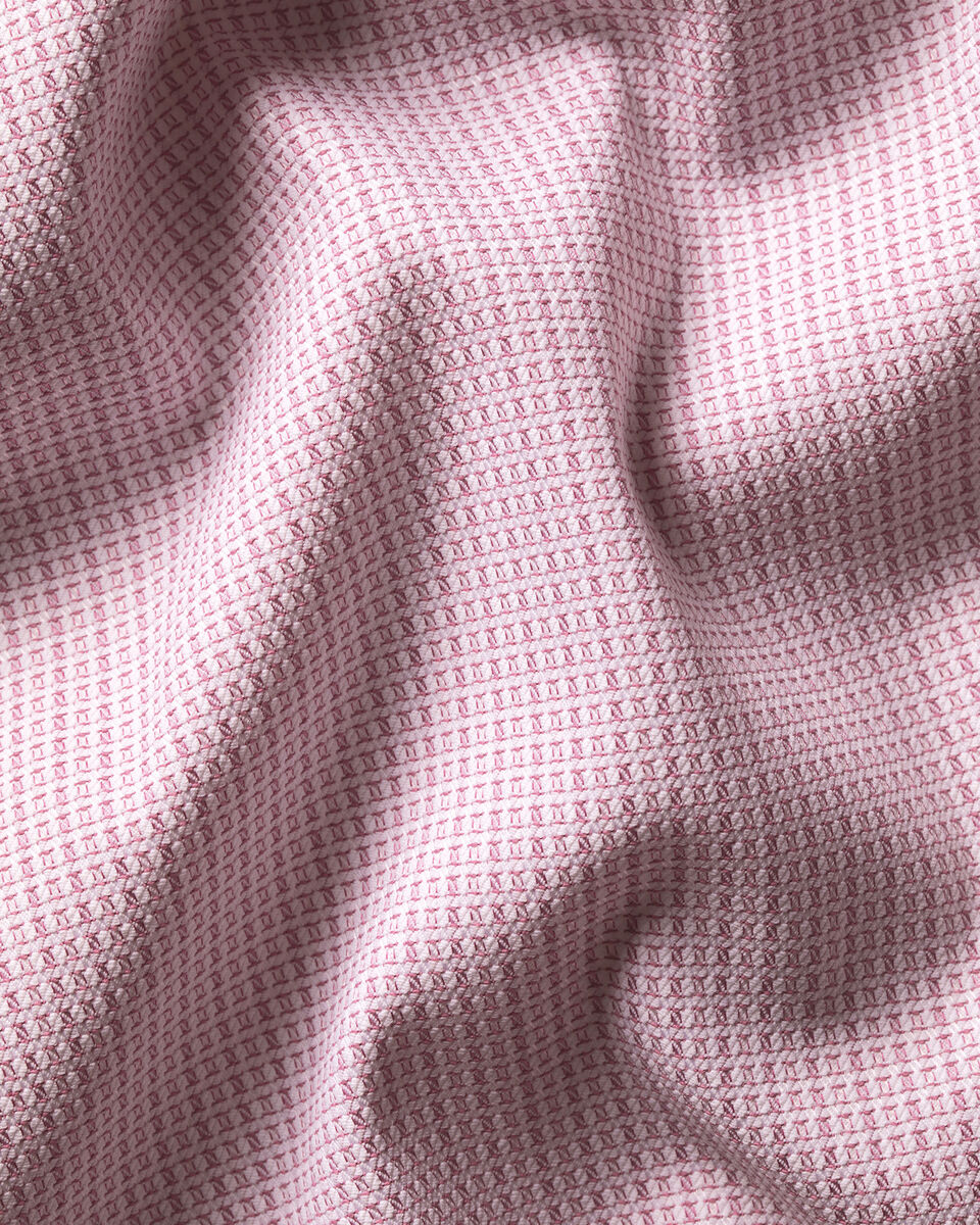 Non-Iron Performance Texture Shirt - Pink