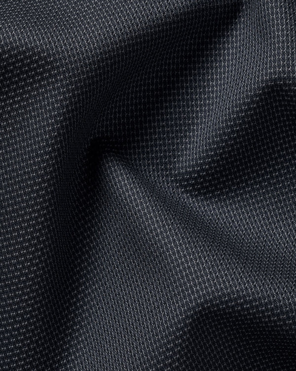 Non-Iron Stretch Texture Shirt – Charcoal Gray