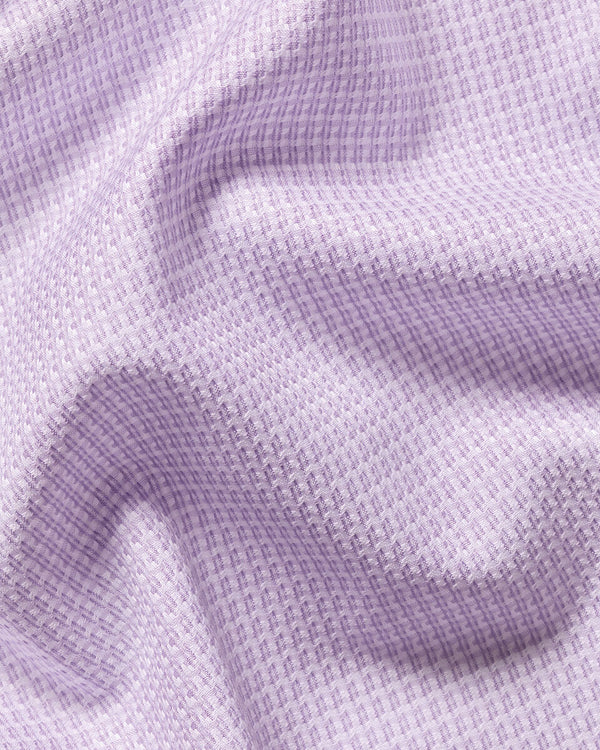 Non-Iron Stretch Texture Shirt – Lilac