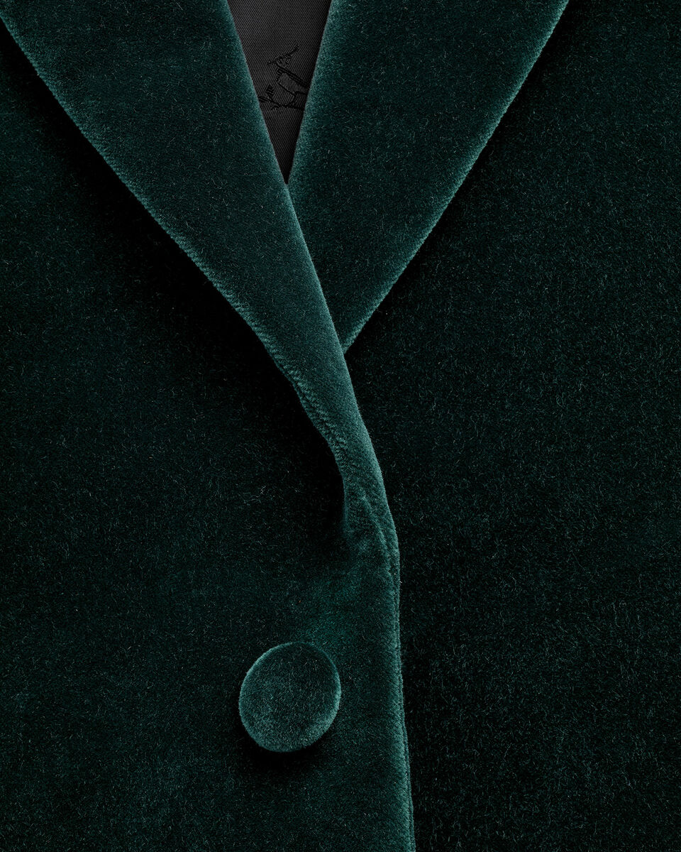 Italian Velvet Jacket - Green Secondary image