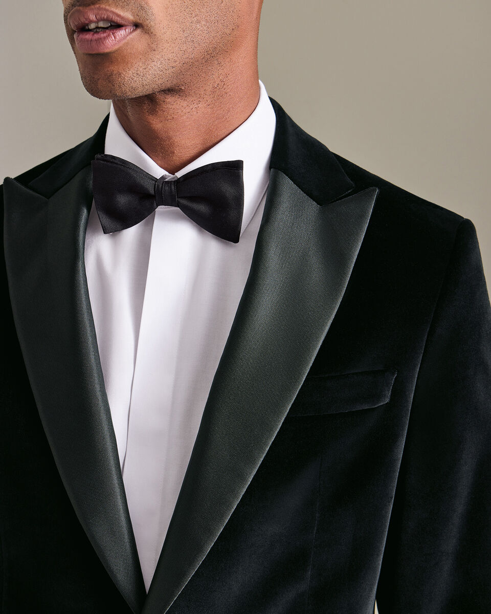Italian Velvet Jacket - Black
