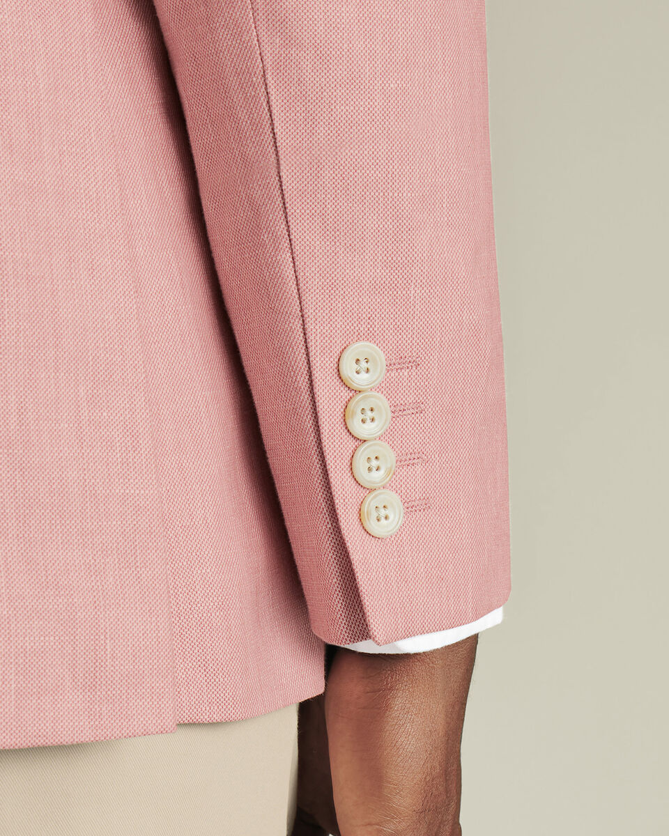 Linen Cotton Jacket - Coral
