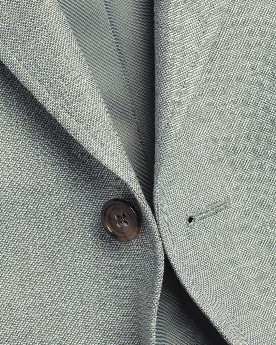 Linen Cotton Jacket - Sage Green