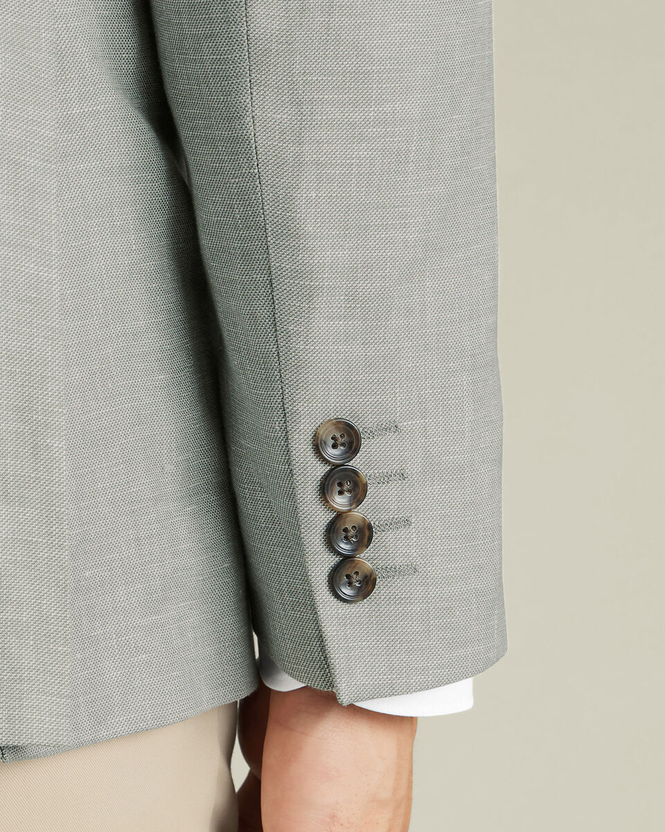 Linen Cotton Jacket - Sage Green