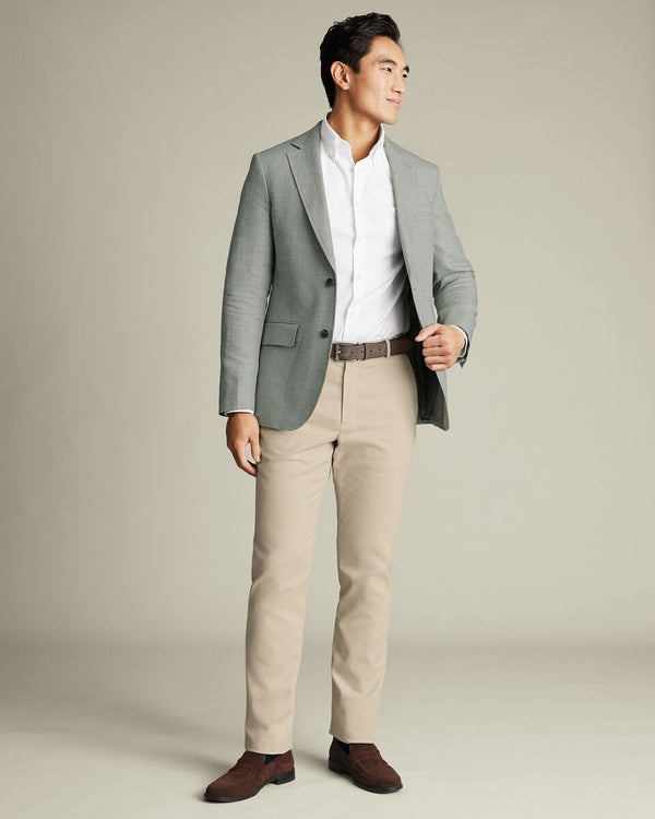 Linen Cotton Jacket - Sage Green