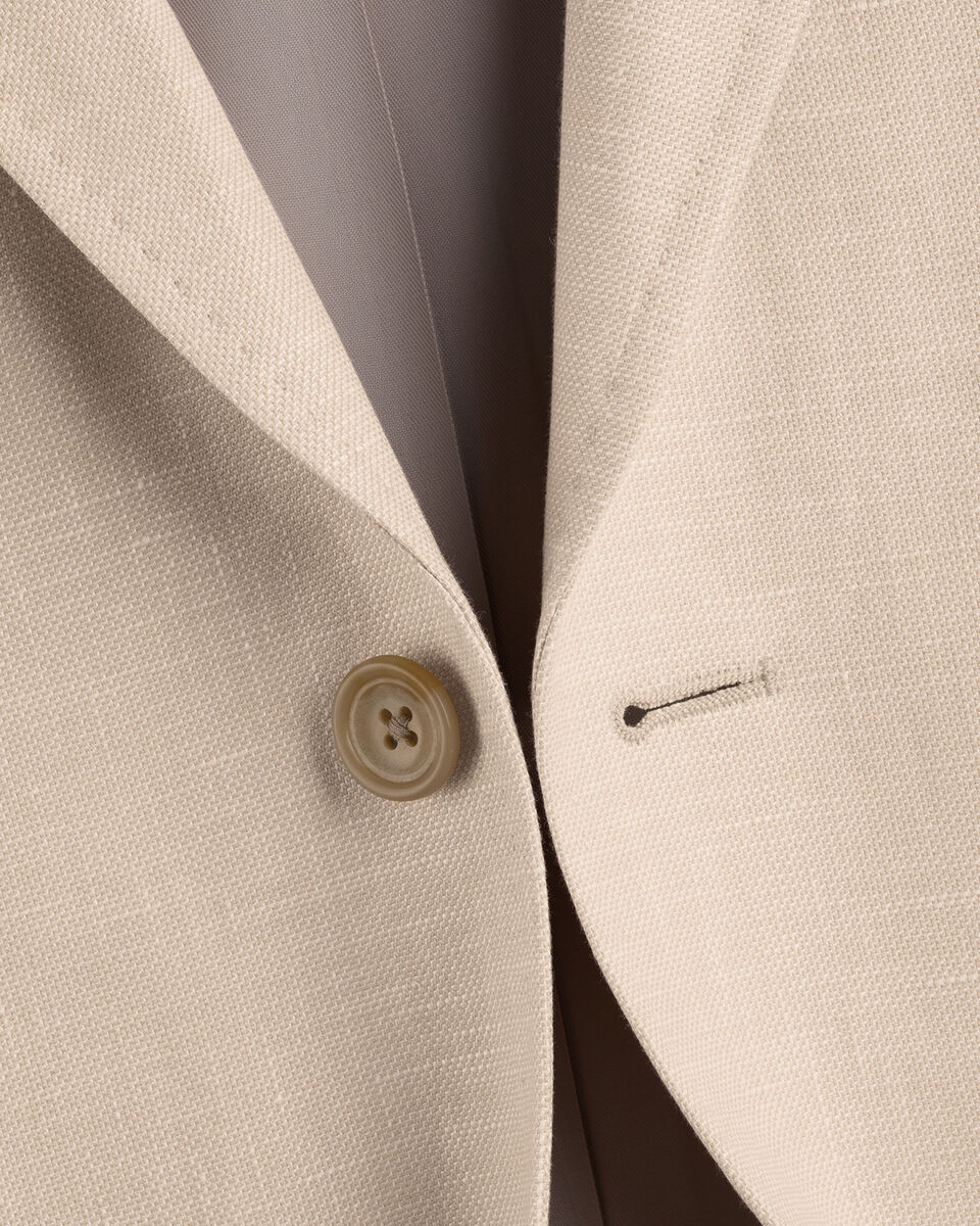 Linen Cotton Jacket - Ivory Secondary image