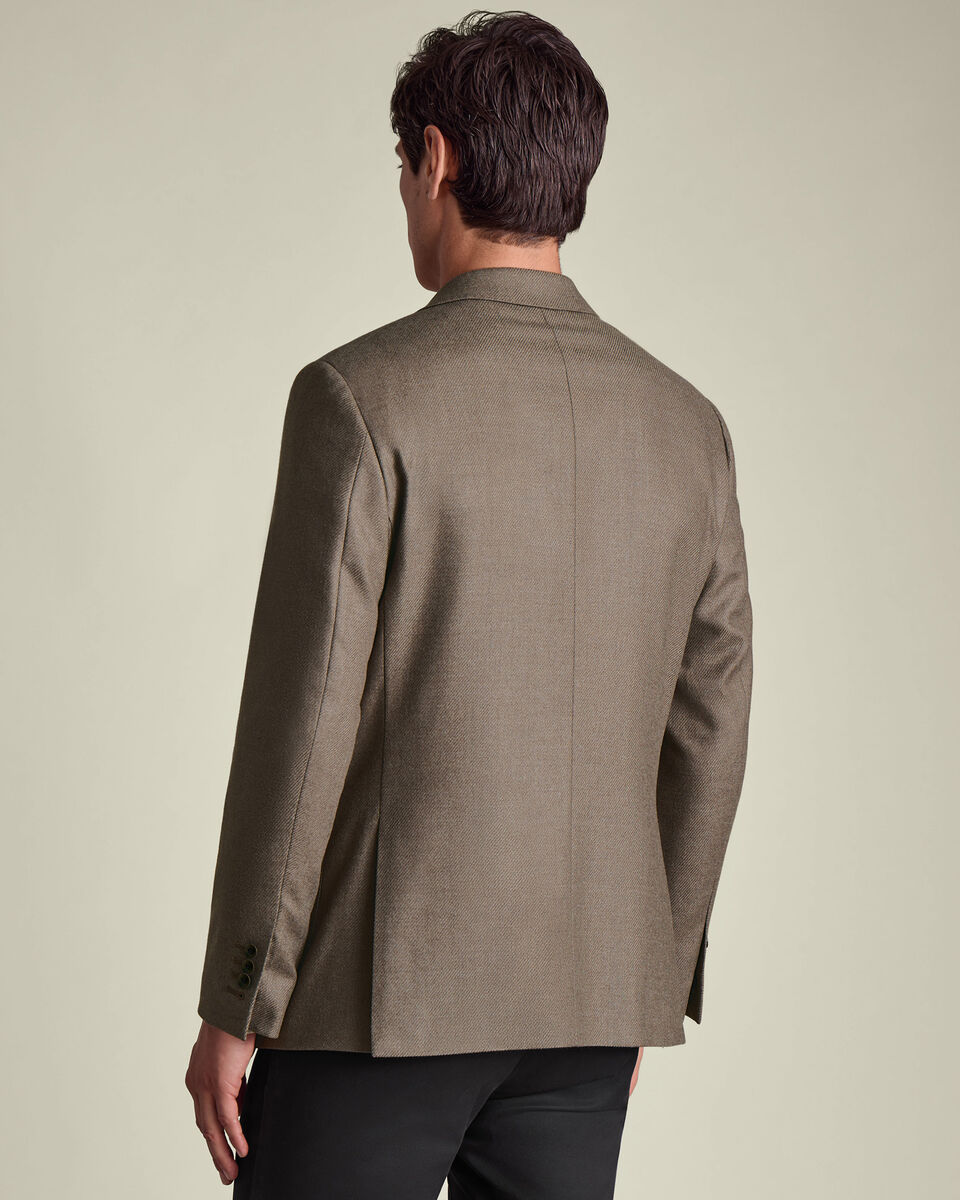 Wool Silk Jacket - Mocha