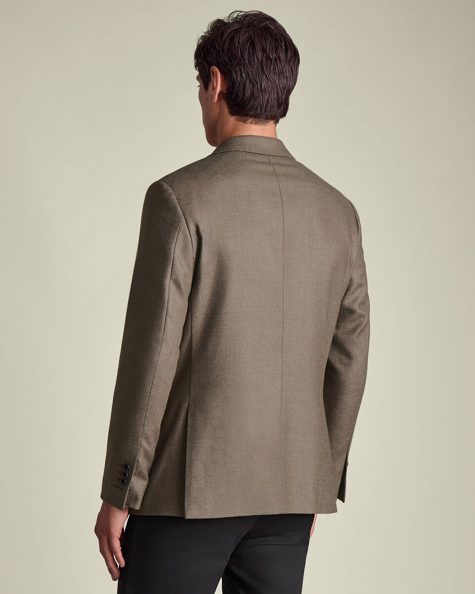 Wool Silk Jacket - Mocha