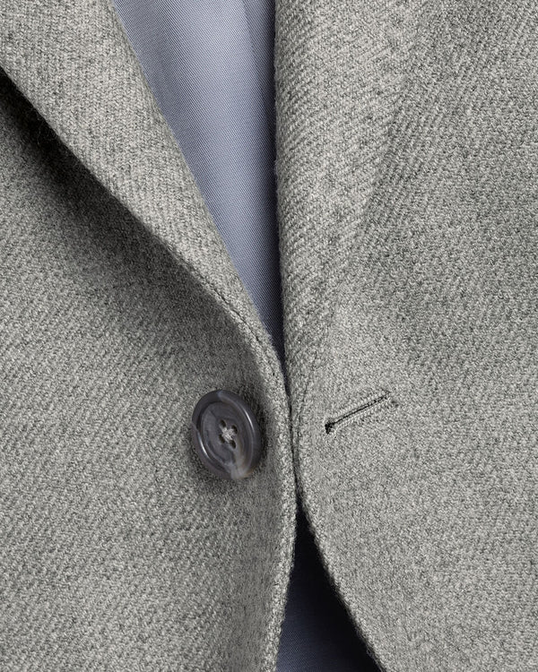 Wool Texture Jacket - Silver