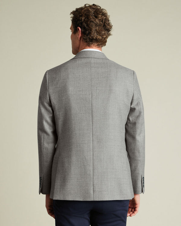 Wool Texture Jacket - Silver