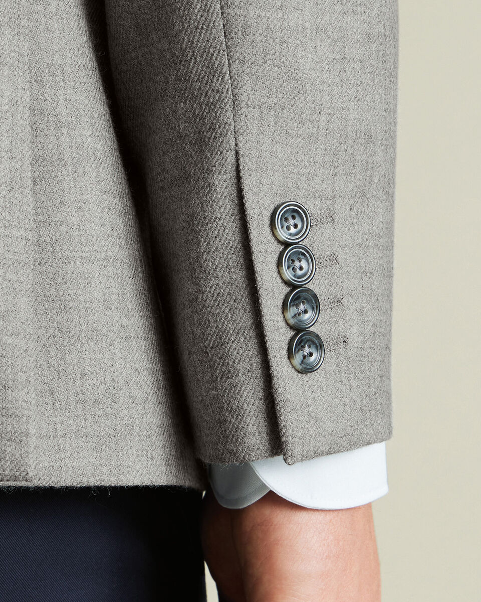 Wool Texture Jacket - Silver