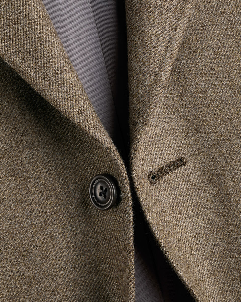 Wool Texture Jacket - Taupe Secondary image