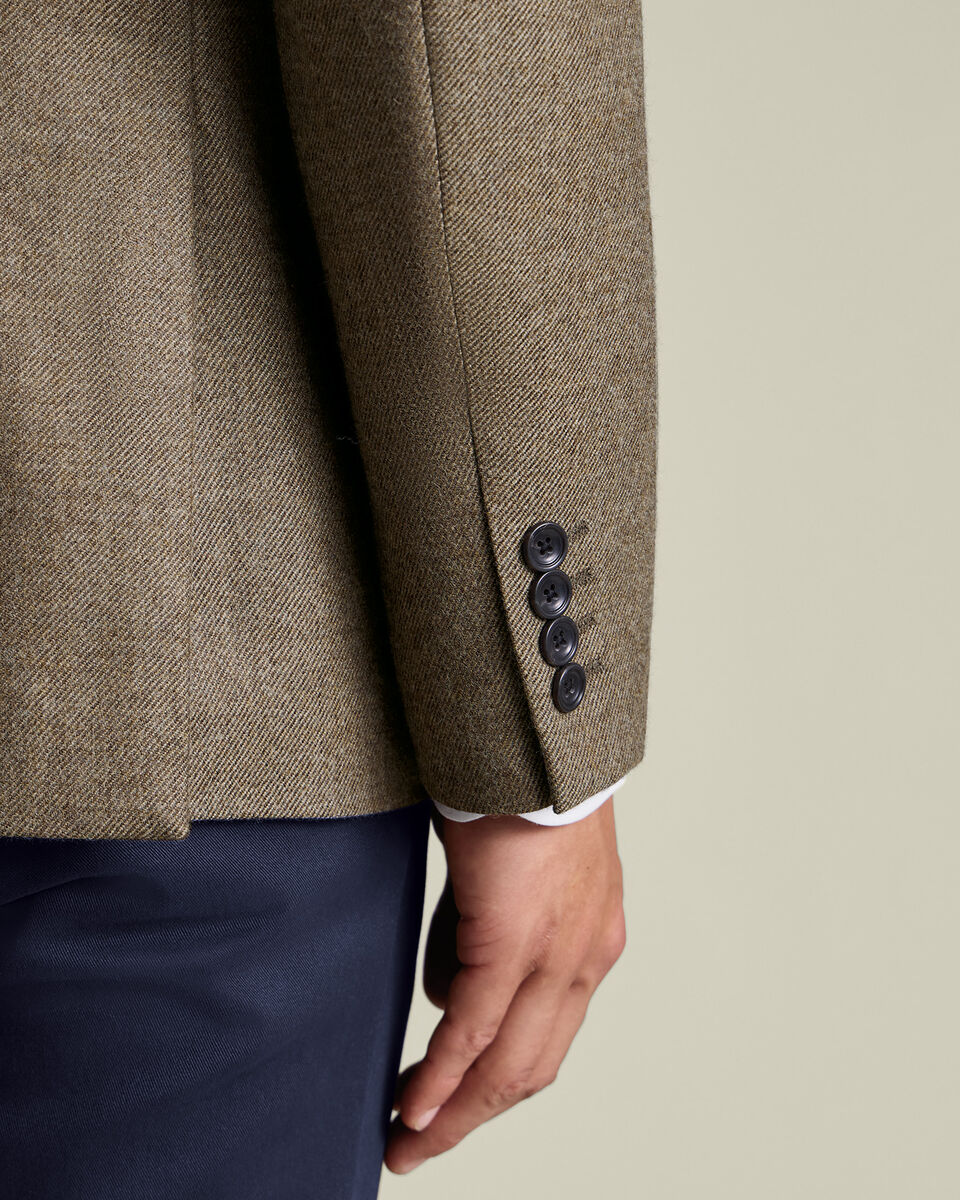 Wool Texture Jacket - Taupe