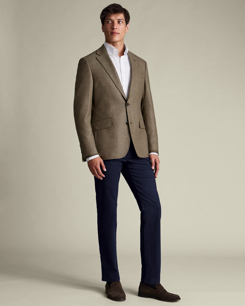 Wool Texture Jacket - Taupe
