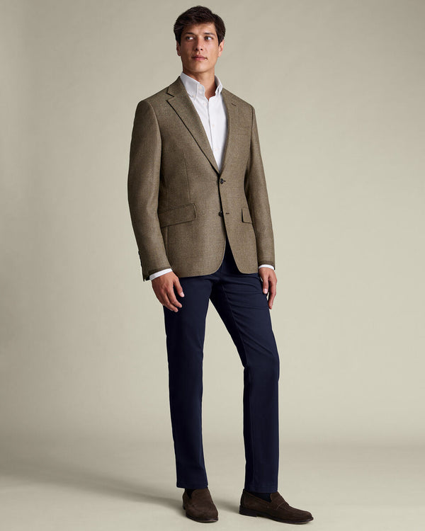 Wool Texture Jacket - Taupe