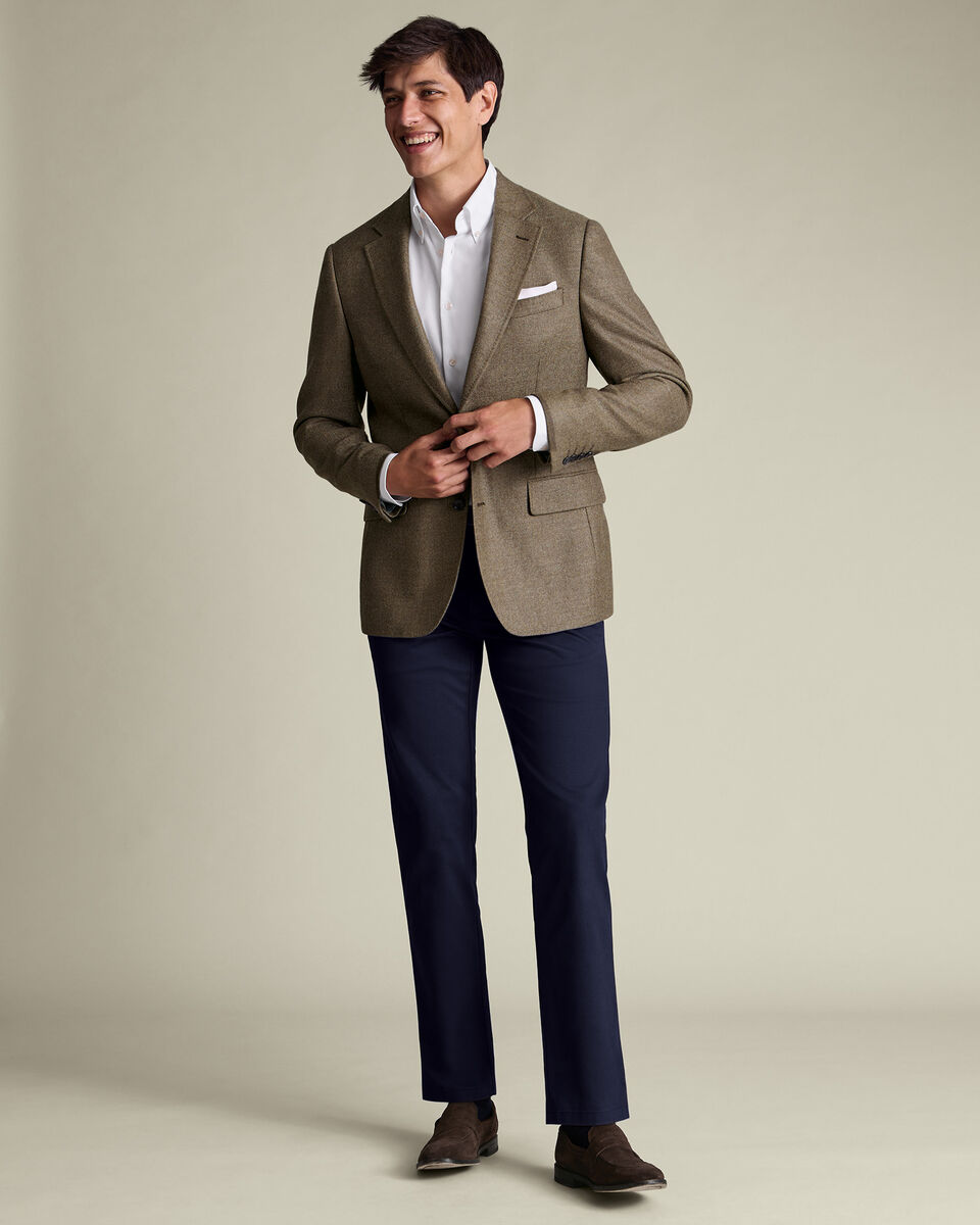 Wool Texture Jacket - Taupe