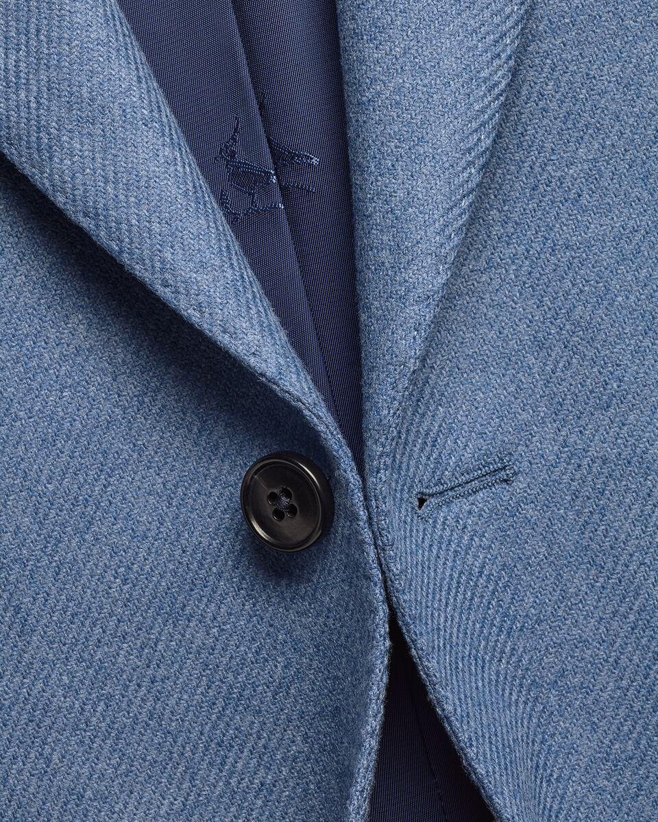 Wool Silk Jacket – Denim Blue Secondary image