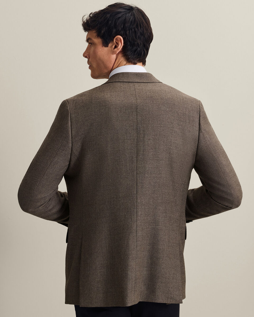 Wool Textured Jacket - Mocha