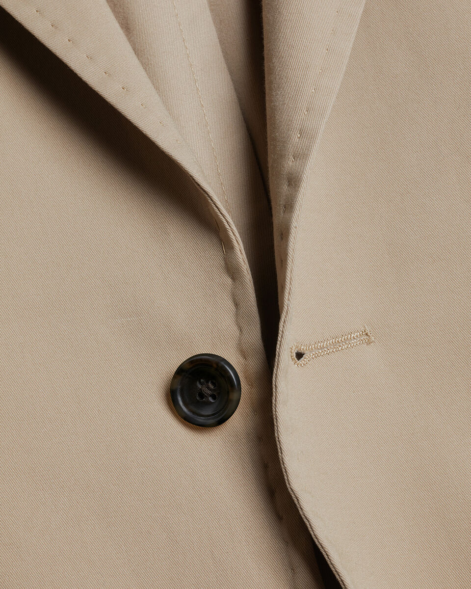Taupe Cotton Stretch Jacket Secondary image