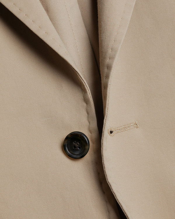 Taupe Cotton Stretch Jacket