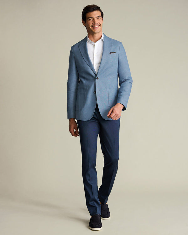 Linen Cotton Jacket – Light Blue