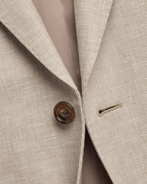 Linen Cotton Jacket – Stone