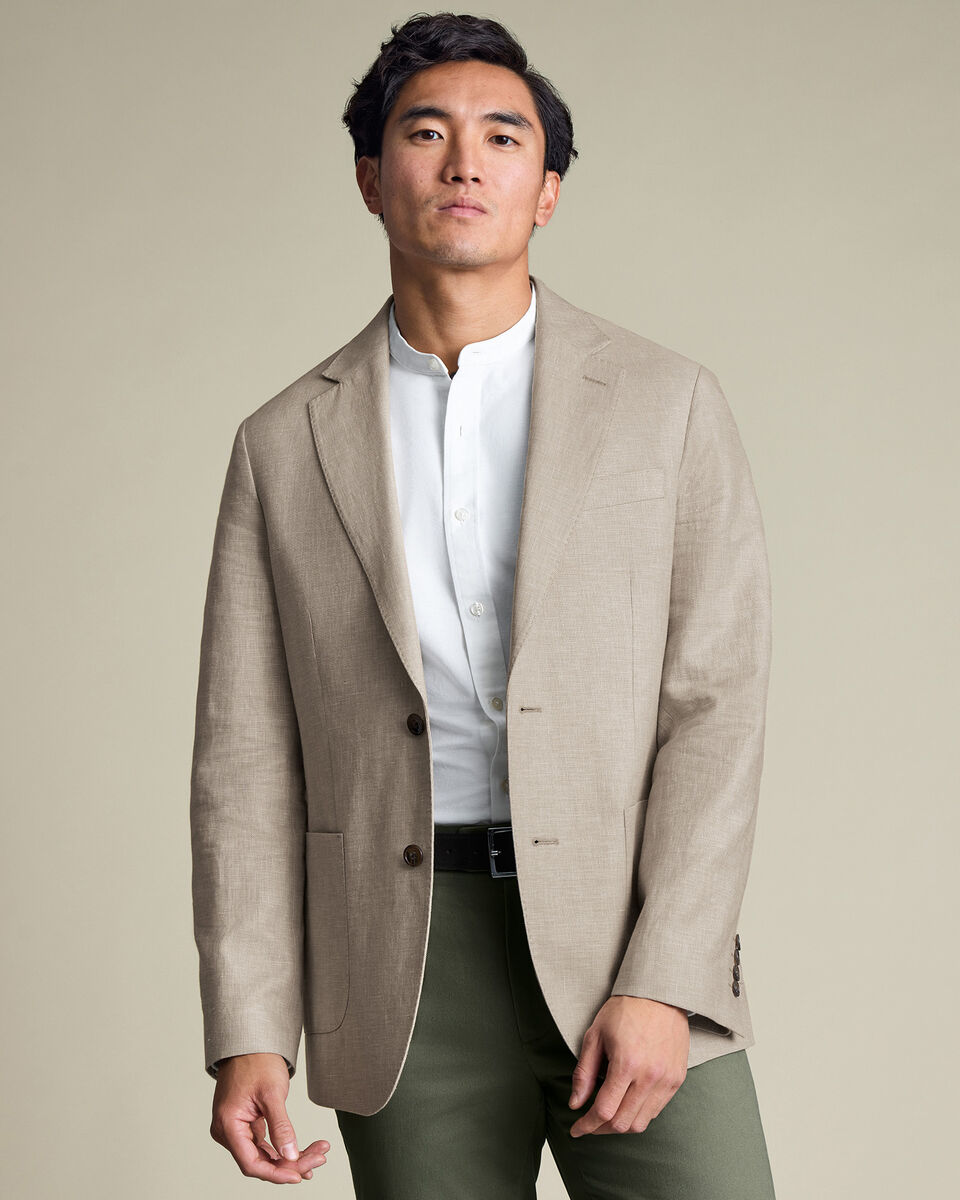 Linen Cotton Jacket – Stone