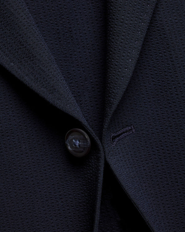 Seersucker Jacket - Navy