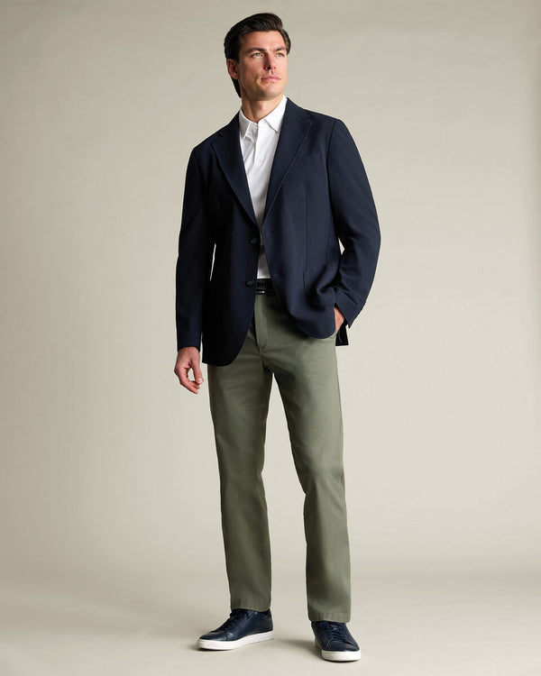 Seersucker Jacket - Navy