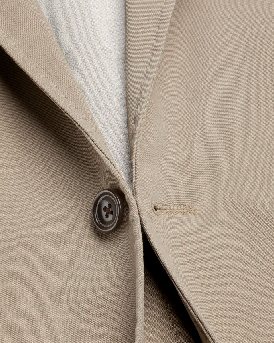 Cotton Stretch Jacket – Taupe