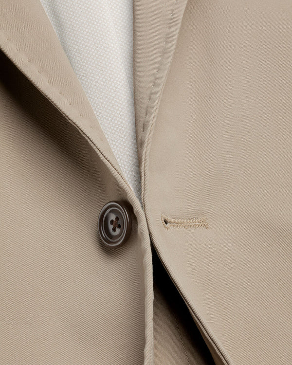 Cotton Stretch Jacket – Taupe