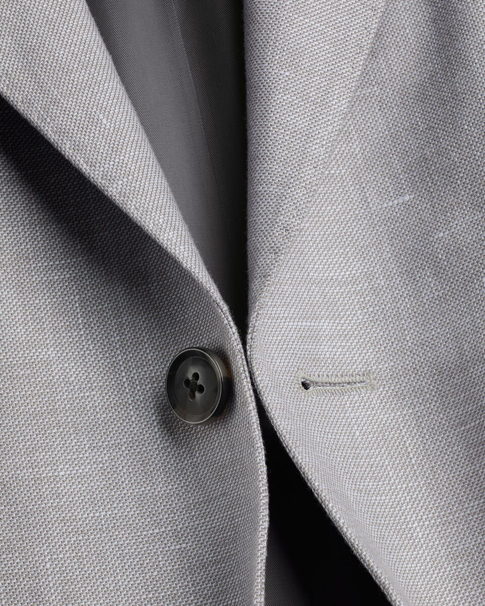 Linen Cotton Jacket - Silver Grey Secondary image