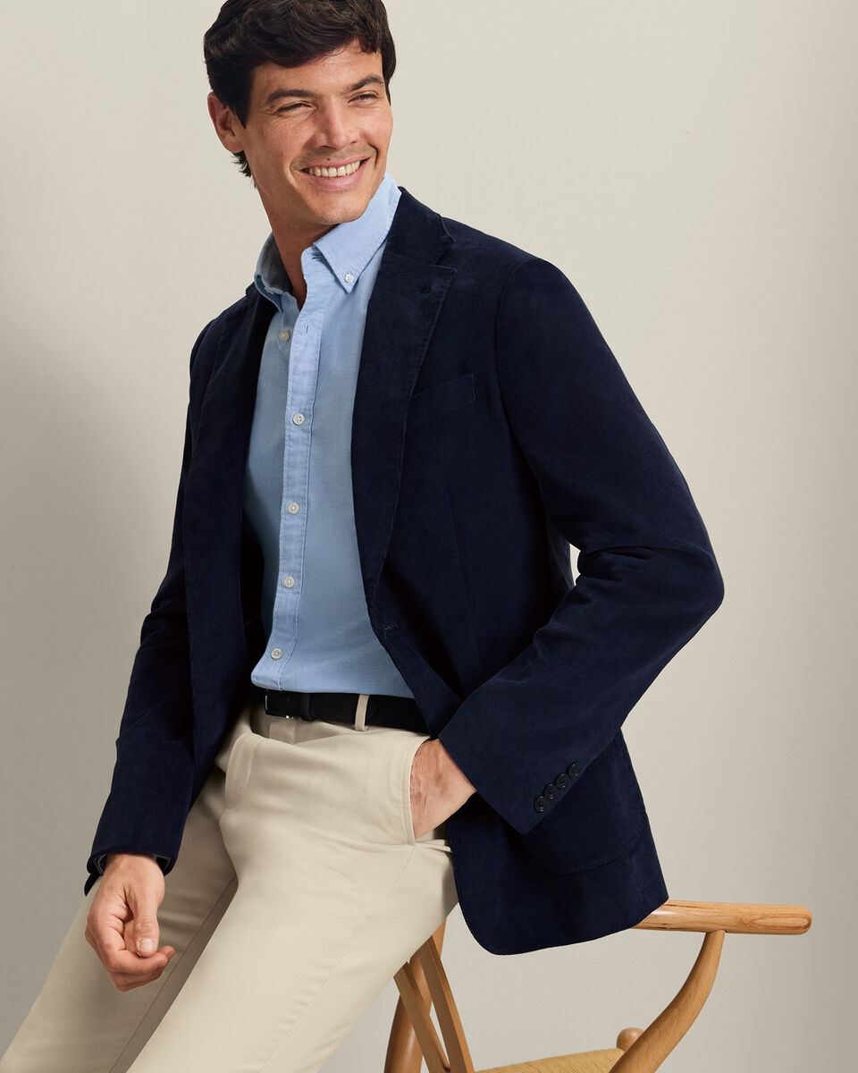 Corduroy Jacket - Navy