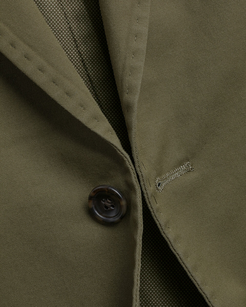 Cotton Stretch Jacket - Dark Olive Green Secondary image