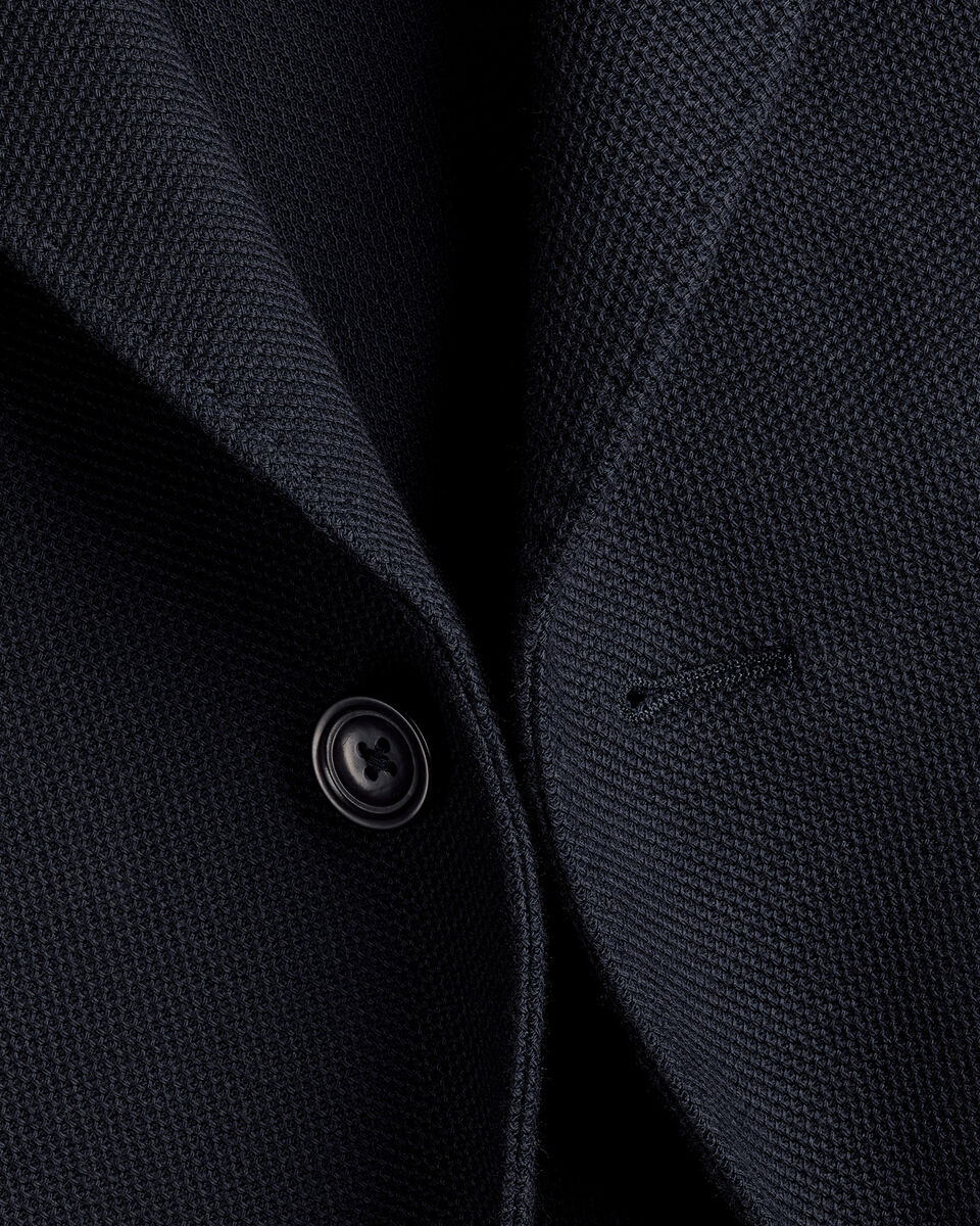 Unstructured Jacket - Navy Secondary image
