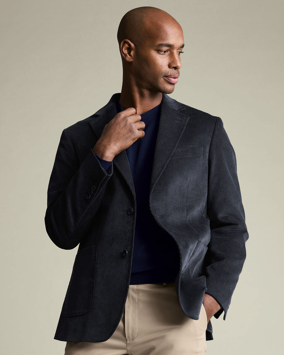 Corduroy Jacket - Navy