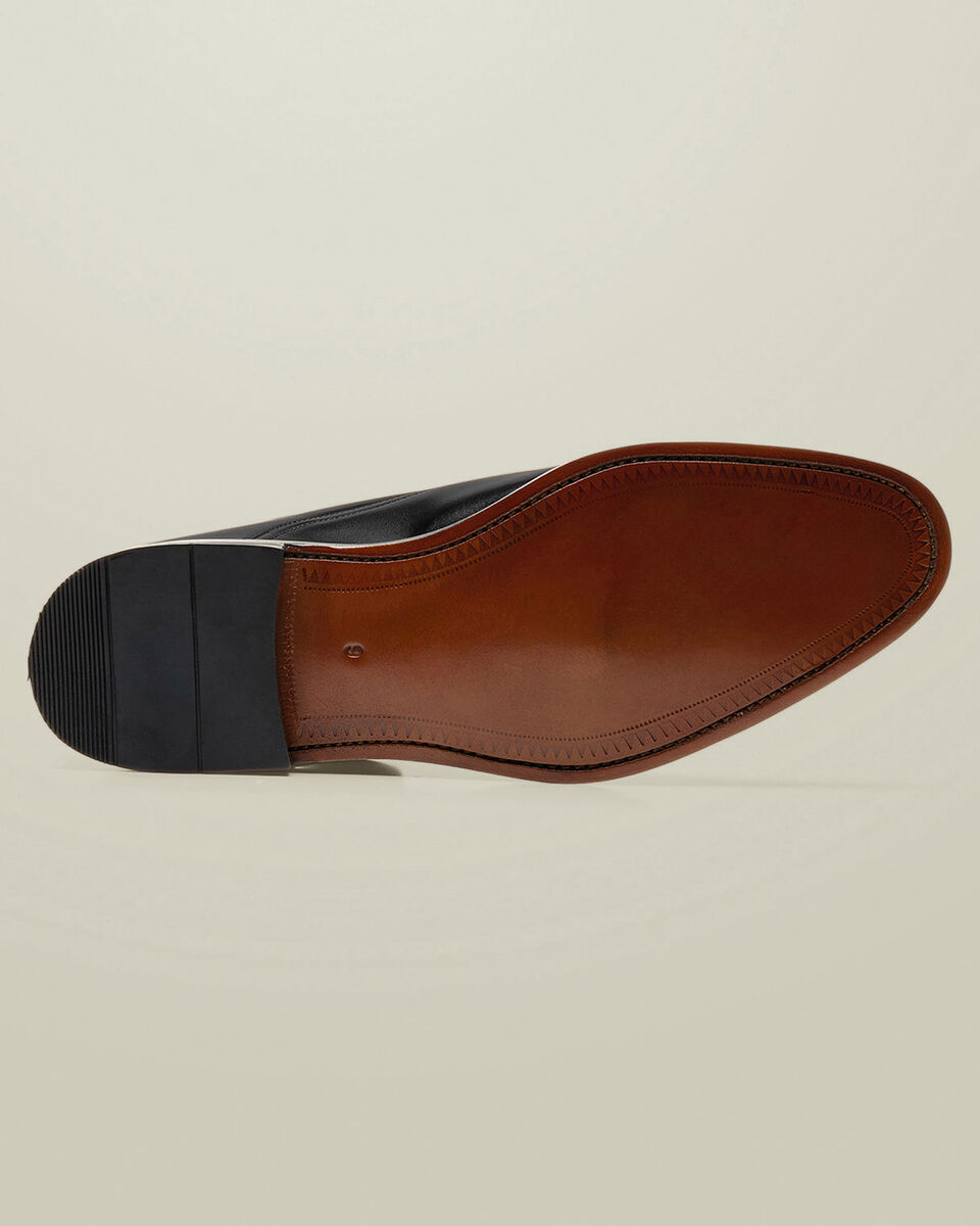 Leather Oxford Shoes - Black