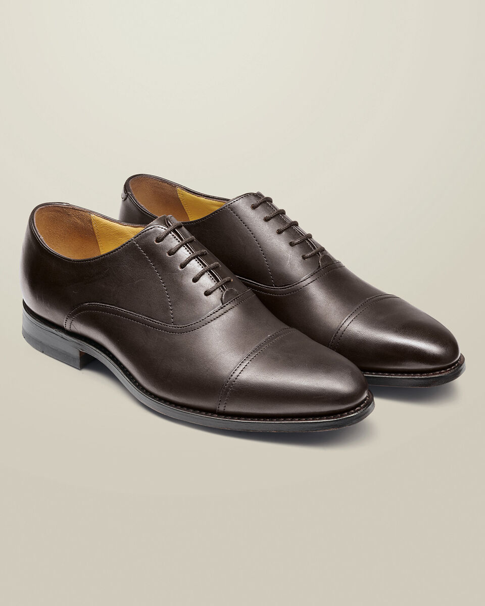 Leather Oxford Shoes - Dark Chocolate Secondary image