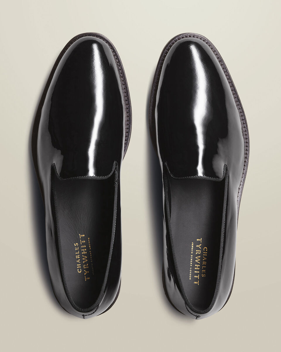 Patent Loafers - Black