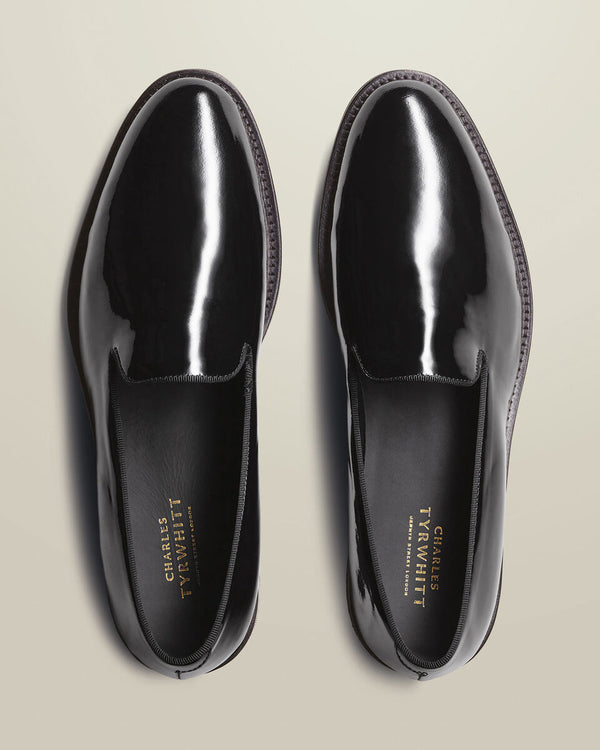 Patent Loafers - Black