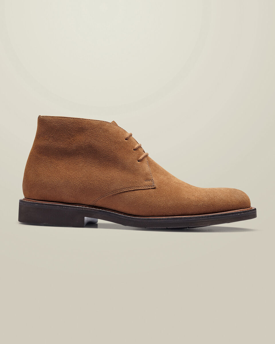 Suede Chukka Boots - Tobacco Brown Main image