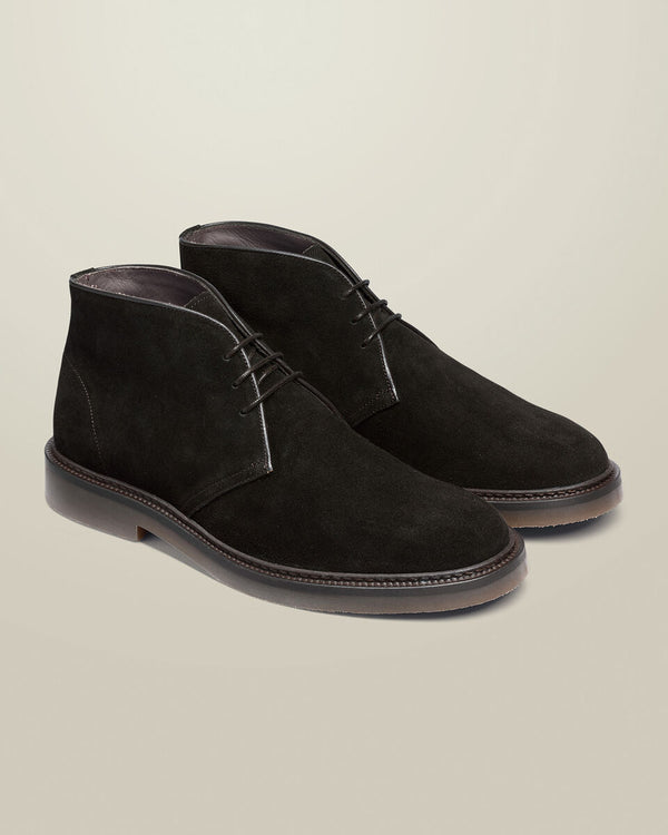Suede Chukka Boots - Dark Chocolate